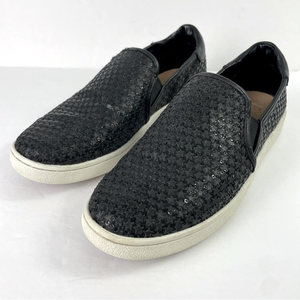UGG Cas Black Glitter Sequin Star‎ Slip On Sneakers